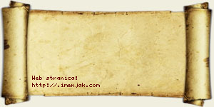 Jovana Atanasković vizit kartica